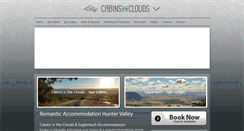 Desktop Screenshot of cabinshuntervalley.com.au
