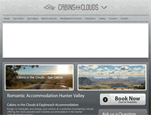 Tablet Screenshot of cabinshuntervalley.com.au